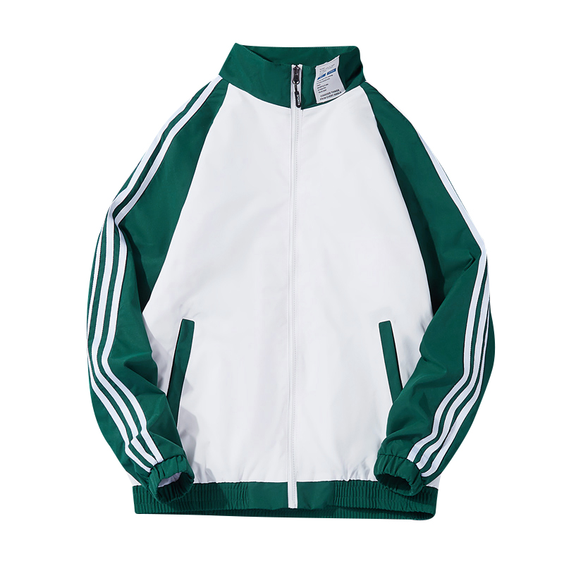 Stand-up Collar Jacket Young Students Loose Trendy Casual Sportswear