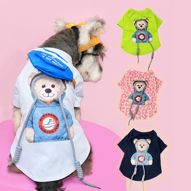 Pet Cat Dog Clothes Summer Small And Medium Dog Clothes T-shirt