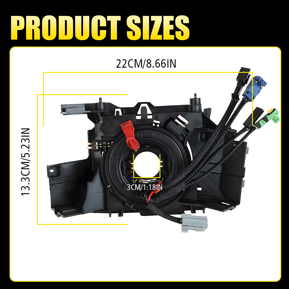 Fits Renault Clio Kangoo Modus Airbag Spiral Clock Spring Squib Cable 8201590627 — image 10