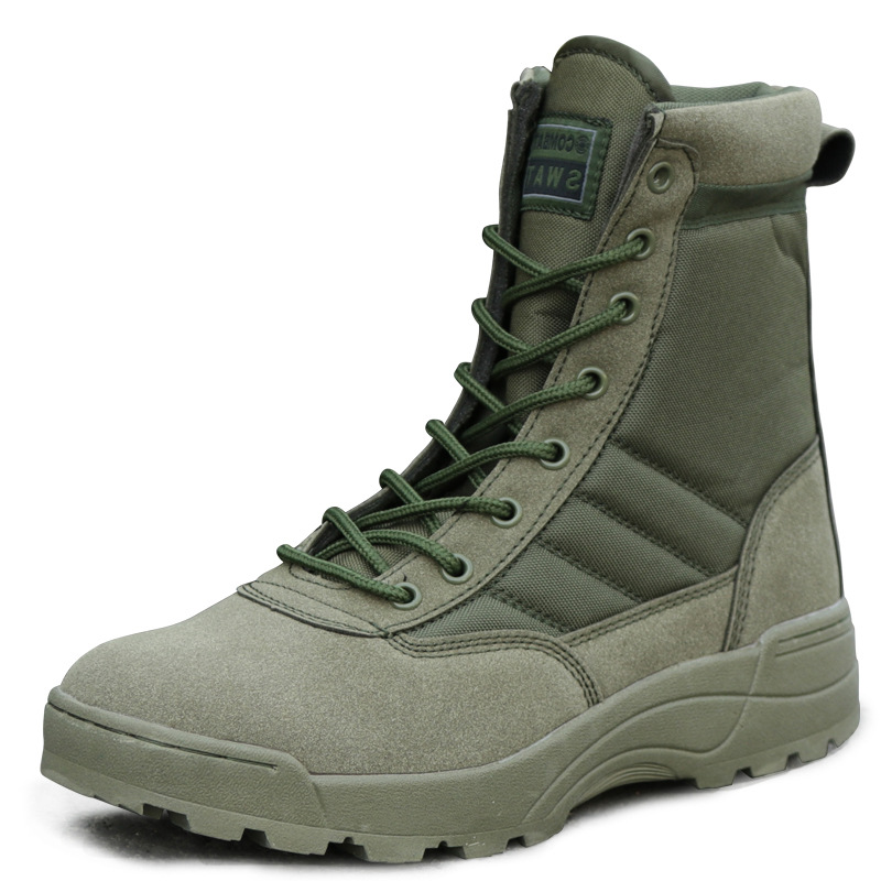 Title 3, Taktische schwarze High-Top-Outdoor-Kampfstiefe...