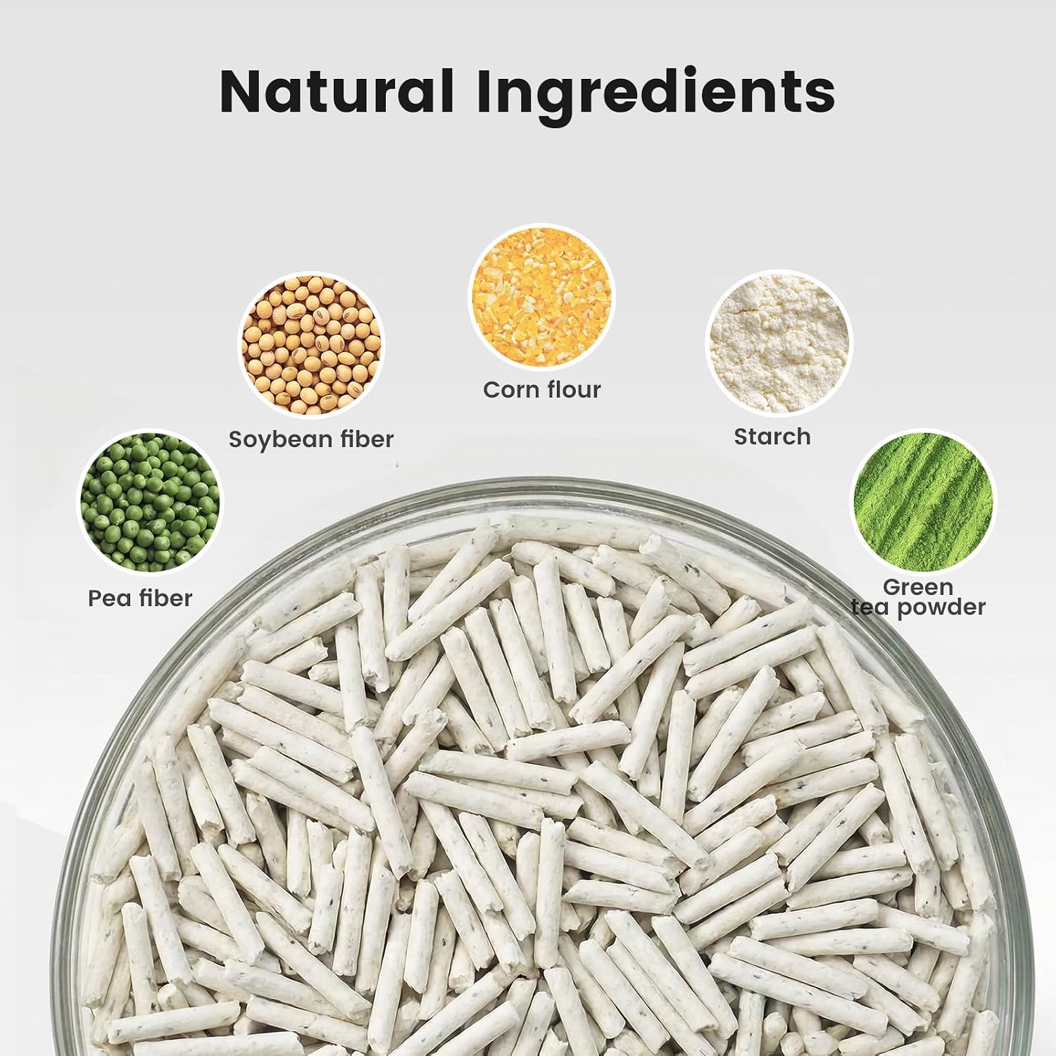 Tofu cat litter with green tea extract,natural cat litter