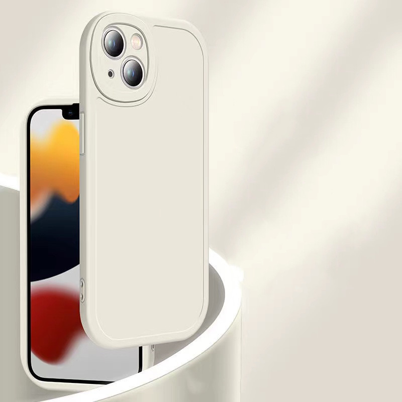 New Liquid Silicone Phone Case Lens Full Package