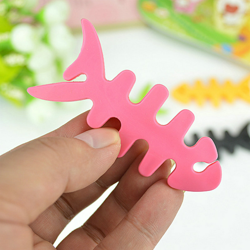 Manufacturers Supply Cartoon Fishbone Earphone Cable Winder, Data Cable, Mouse Cable Storage And Finishing Cable Harness