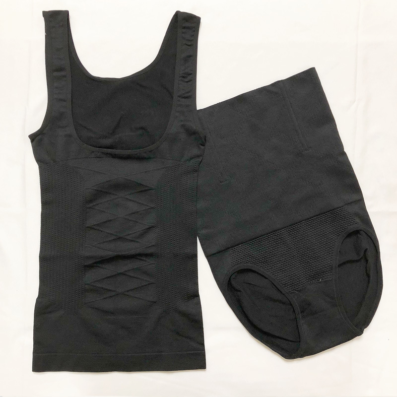 Tunic Body And Abdomen Artifact Split Suit To Reduce Belly