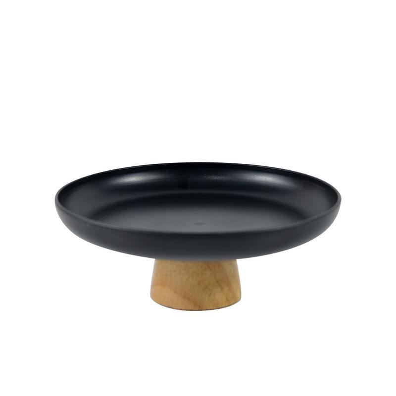 Title 7, Living Room Round Solid Wood Base Tray Desktop ...