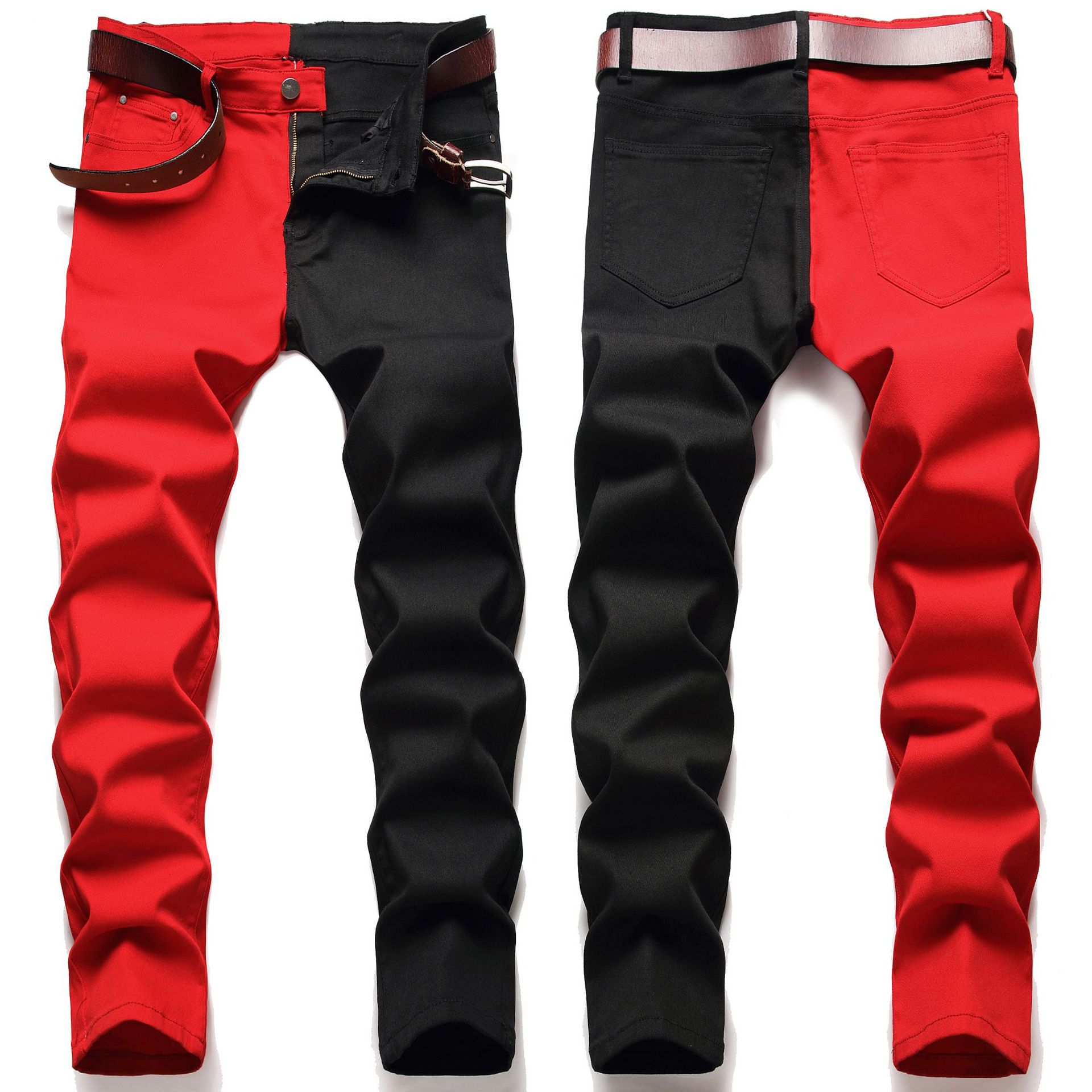 Title 11, Herren Jeans mit Stitching, Micro-Elastic Slim ...