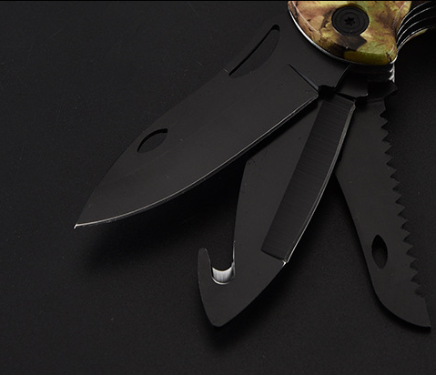 Title 3, Three-cut Multifunctional Outdoor Folding Knife