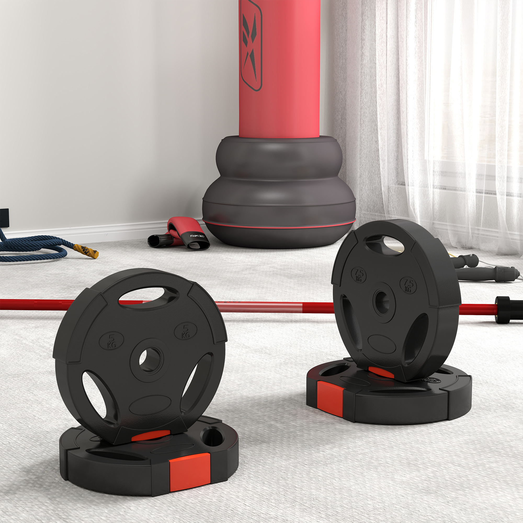 Dumbbell Set - Two Pieces Weighing 7.5 Kg And 5 Kg — image 2