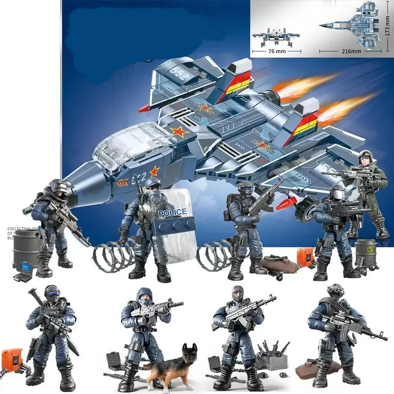 Assembling Joint Movable Soldier Puzzle Military Model