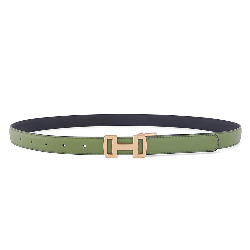 Women's Fashionable And Casual Cowhide Thin Belt