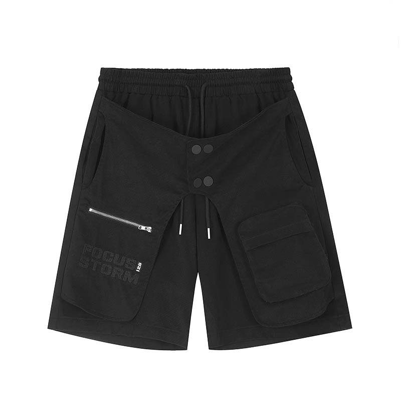 Title 12, American Retro Design Niche Casual Shorts