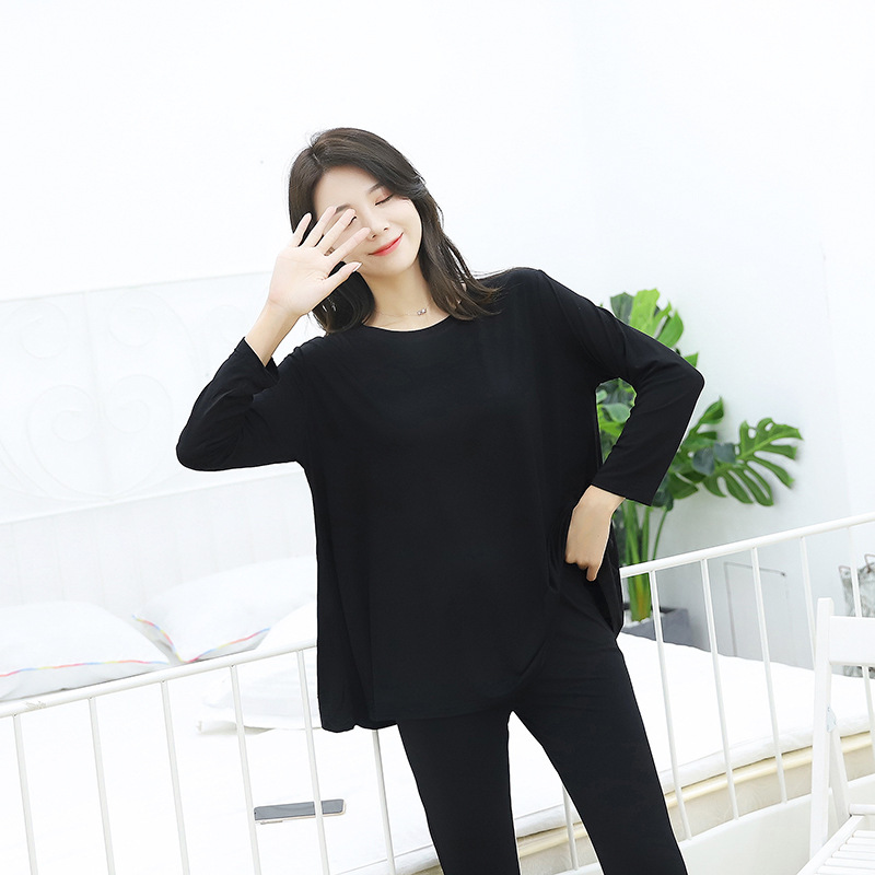 Title 3, Spring and Autumn Loose Pants Long Sleeve Suit