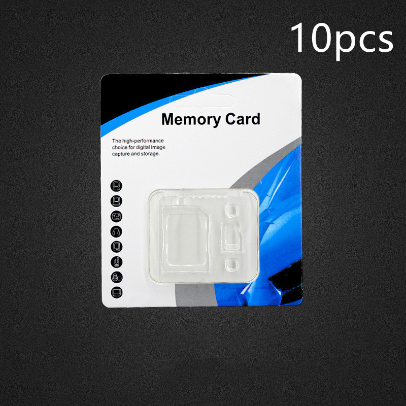Storage Card Box Storage Box Double Card Plastic Transparent English Packaging