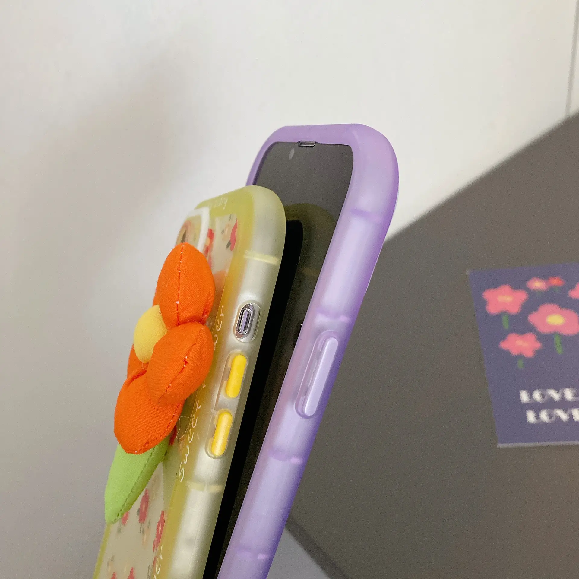 Handmade Three-dimensional Flower Mobile Phone Case Protective Cover