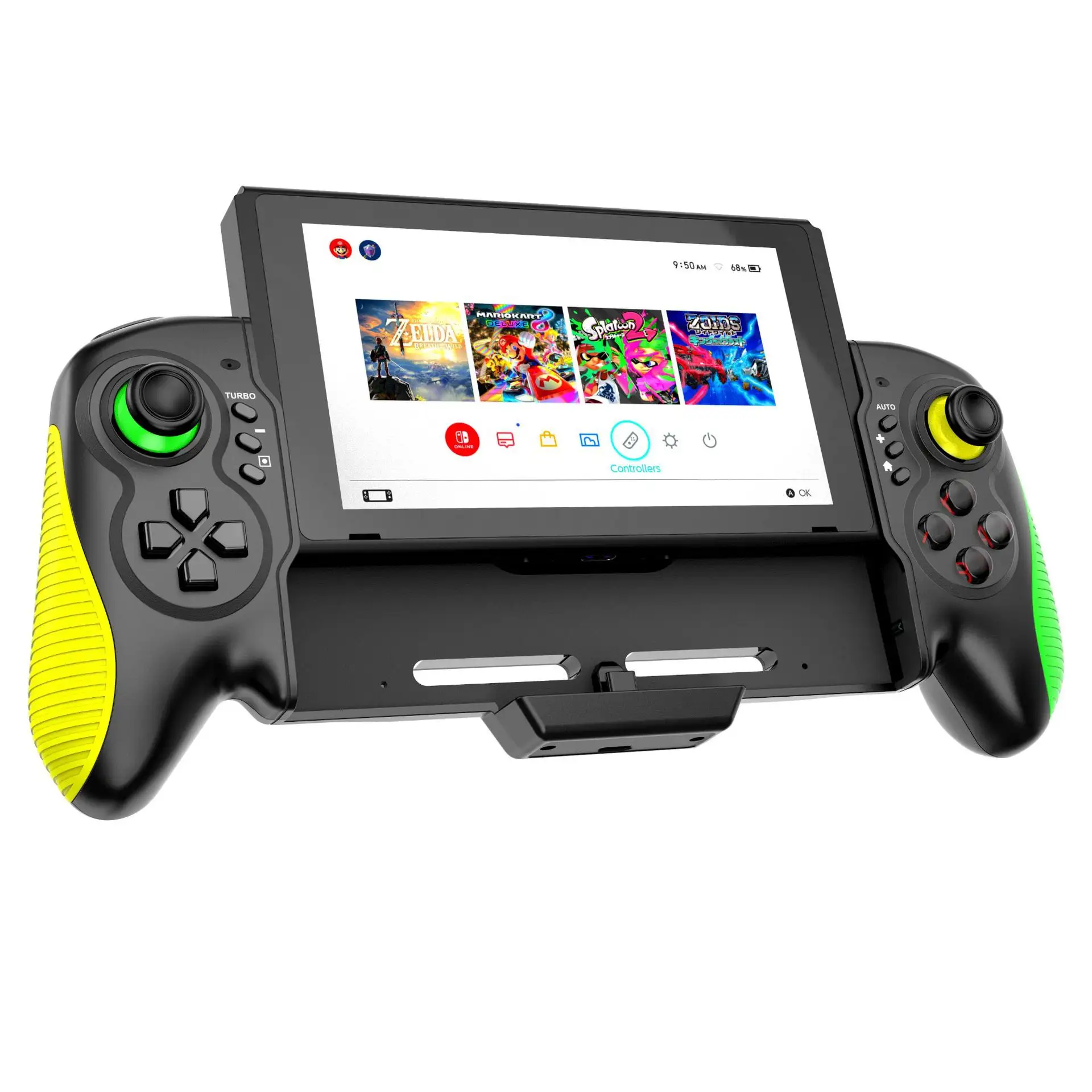 Game Handle In-line Somatosensory Burst Function