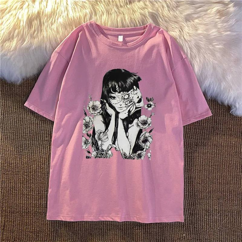 T-shirt Gothic Cartoon Punk Japanese Top Fashion