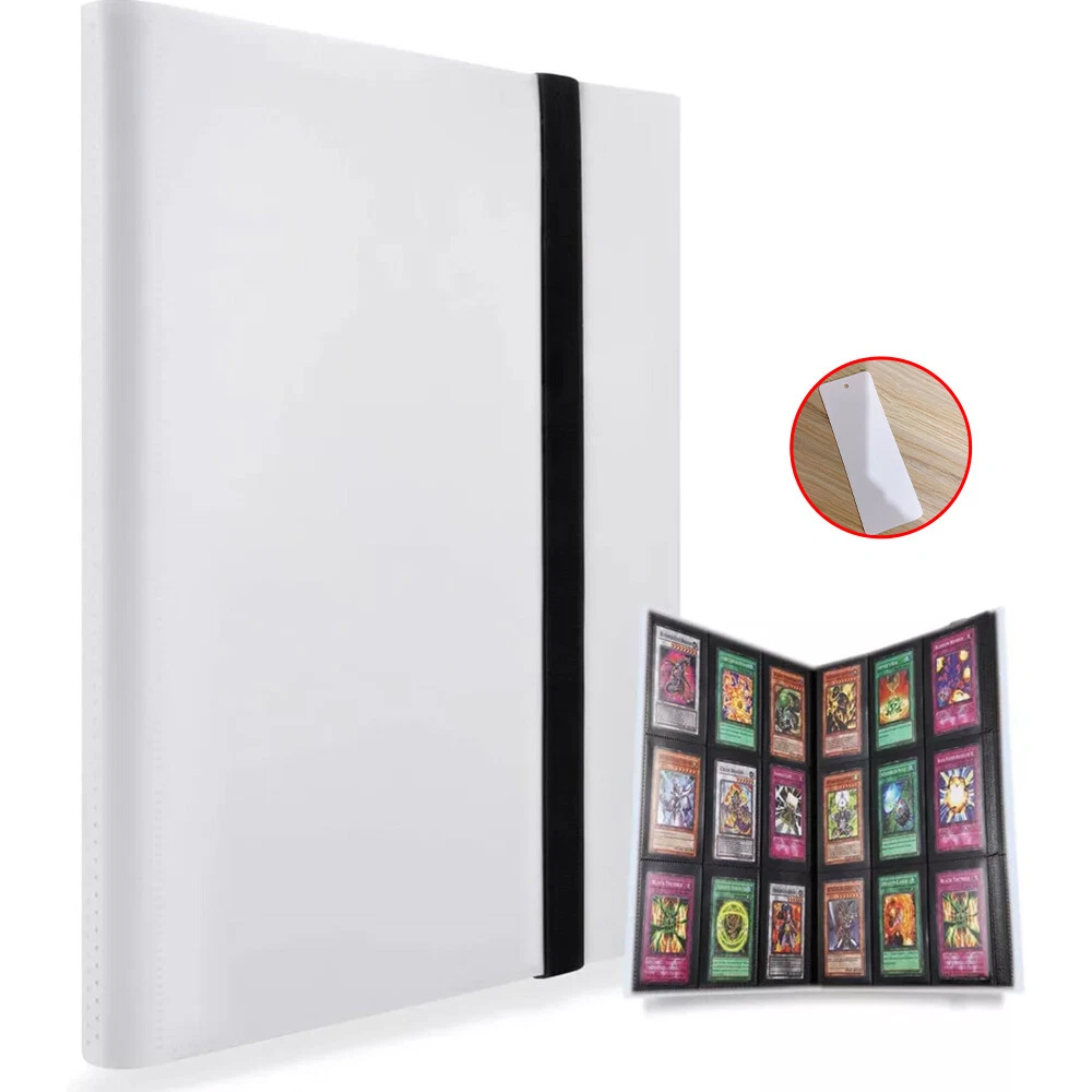 Trading Cards Album Folder 360 Pockets Card Binder Holder Game Card Sleeves Case