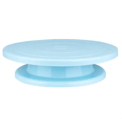 Cake Turntable Rack Stable Non slip Round Cake Table Kitchen Baking Tools Blue - Shop at LoveMi