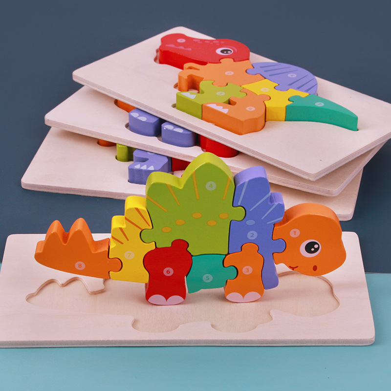 Childrens-Educational-Toys-Wooden-Three-dimensional-Montessori