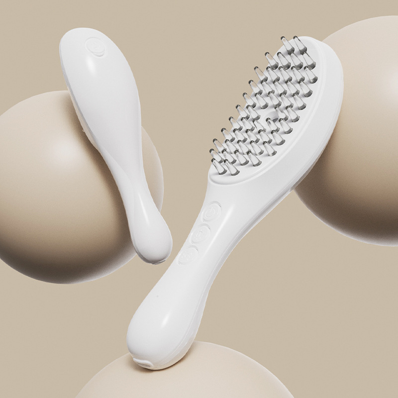 Electric Scalp Massage Comb With Red Light Therapy & Spray, Meridian Head Massager For Hair Care & Scalp Relaxation