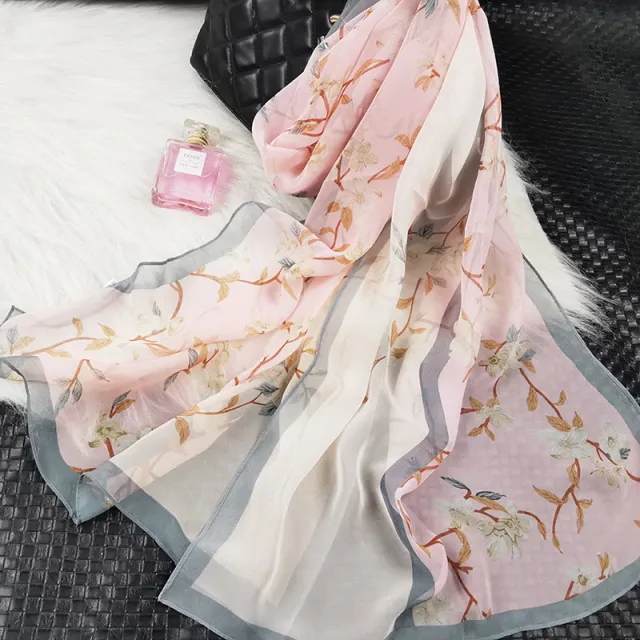 Summer Women's Sunscreen Long Silk Scarf V - Shop at LoveMi