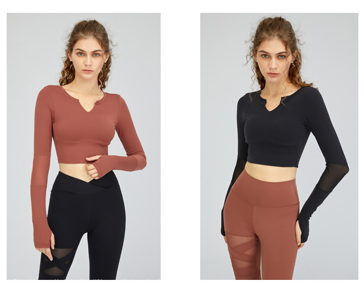 Slim Short Sportswear Slim Fitness Workout Breathable Top