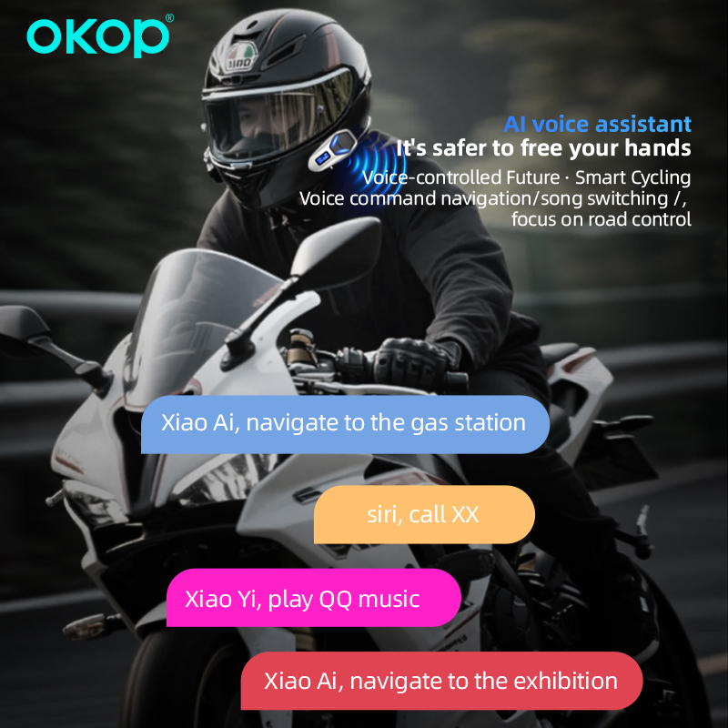KP-292 Best-selling Premium Zinc Alloy Motorcycle Helmet Bluetooth Headset Waterproof Long Battery Life Music Playback In Stock 6