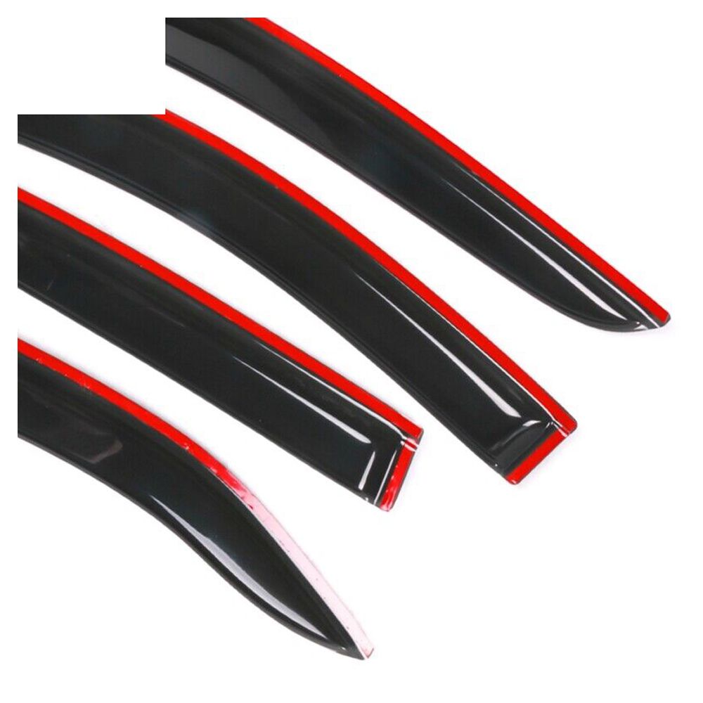 For T Oyota 07-11 T Oyota Camry Sedan Window Visors Rain Sun Guard Vent 4Pc Set 5