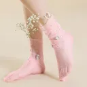 Glass Silk Pearl Jewelry Socks