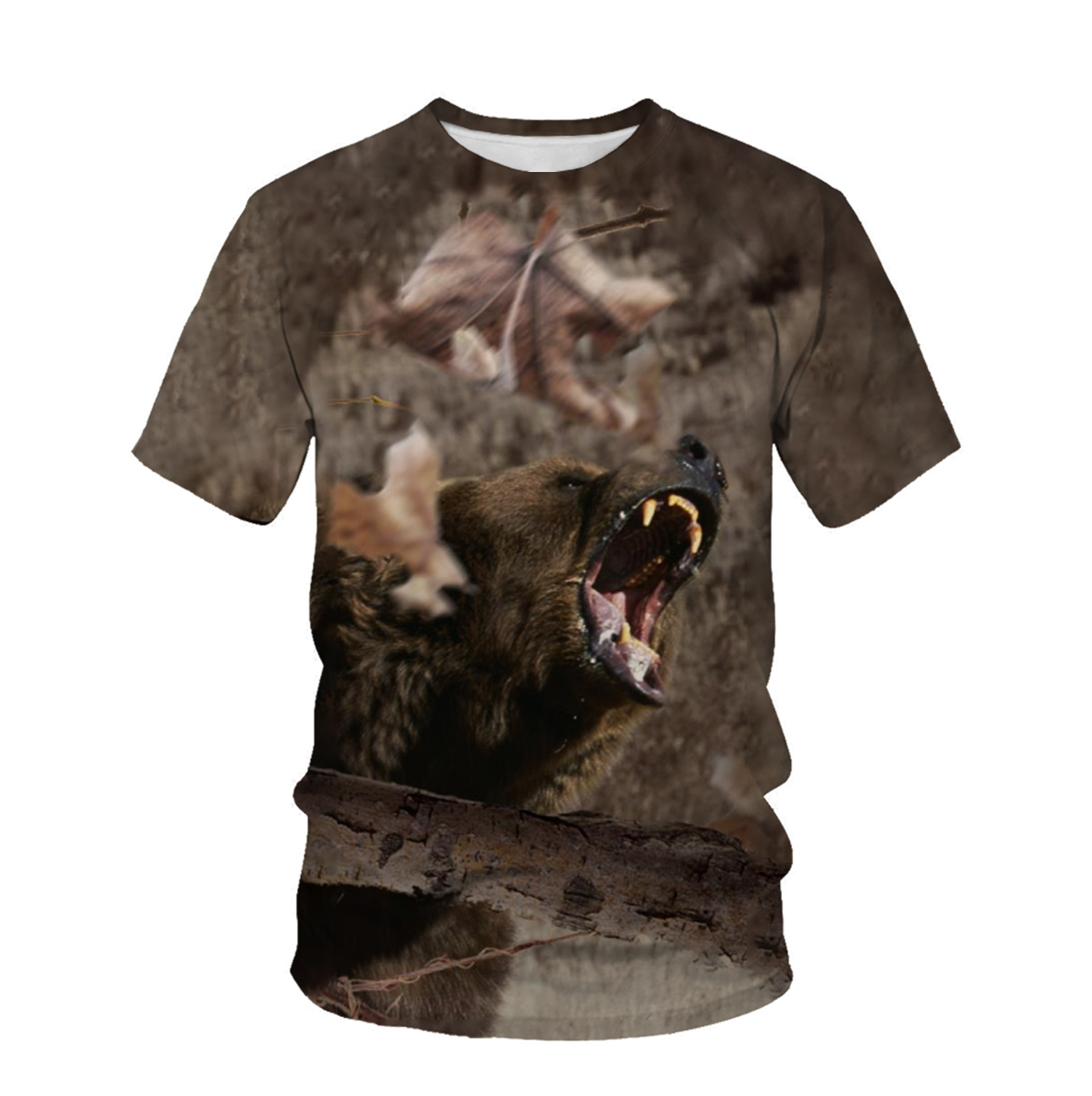 Title 8, Mens Outdoor Jungle Camouflage Animal T-shirt ...