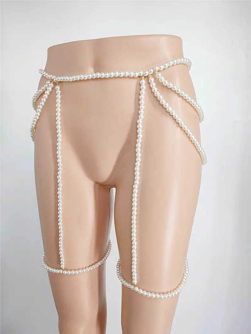 Wild Pearl Multilayer Thigh Chain