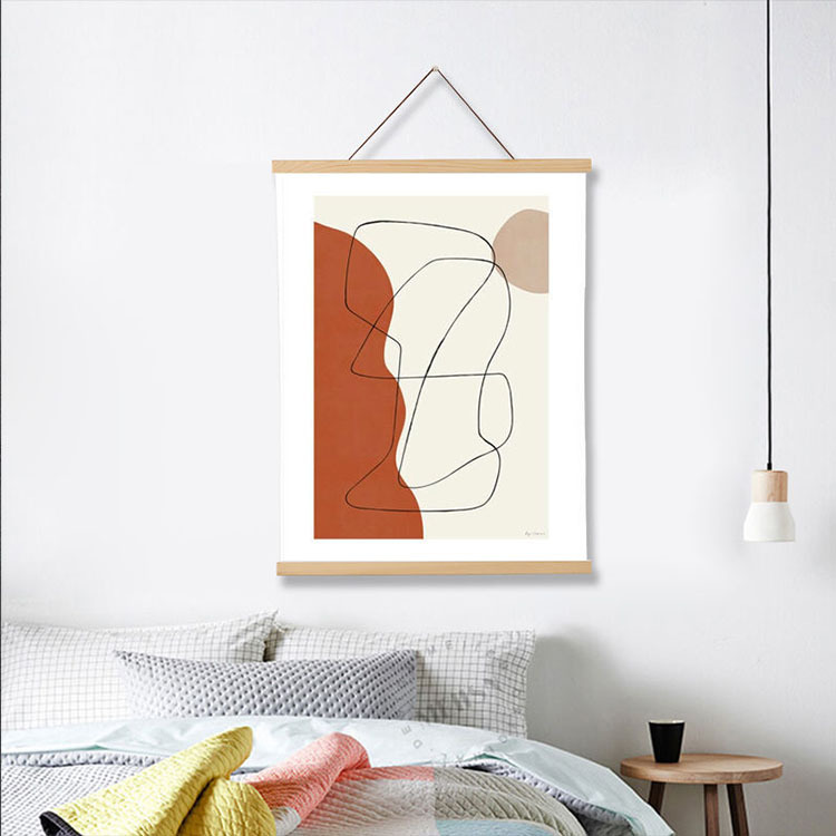 Magnetic Hanging Shaft Nordic Simple Photo Poster Hanging Shaft Decorative Painting Pole — foto 3