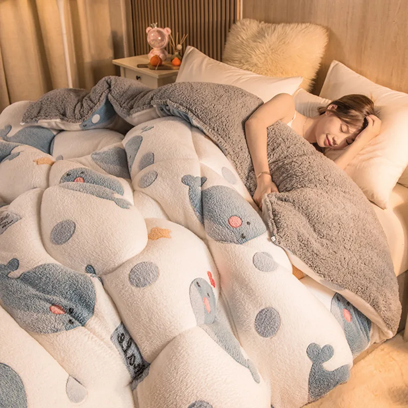 Warmth in Thick Winter Quilt Core Super Single