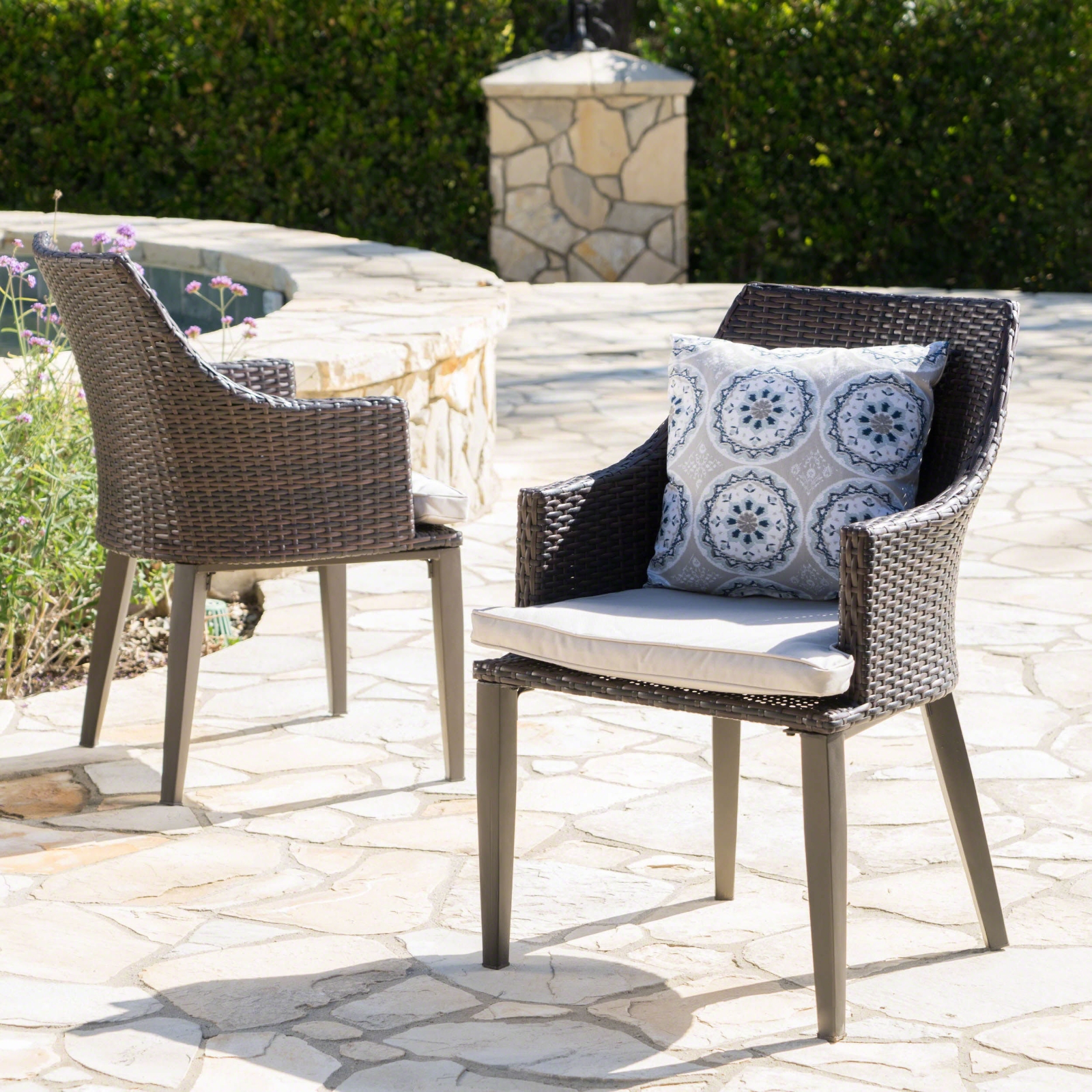 HILLHURST CHAIR - BROWN MP2 Set Of 2