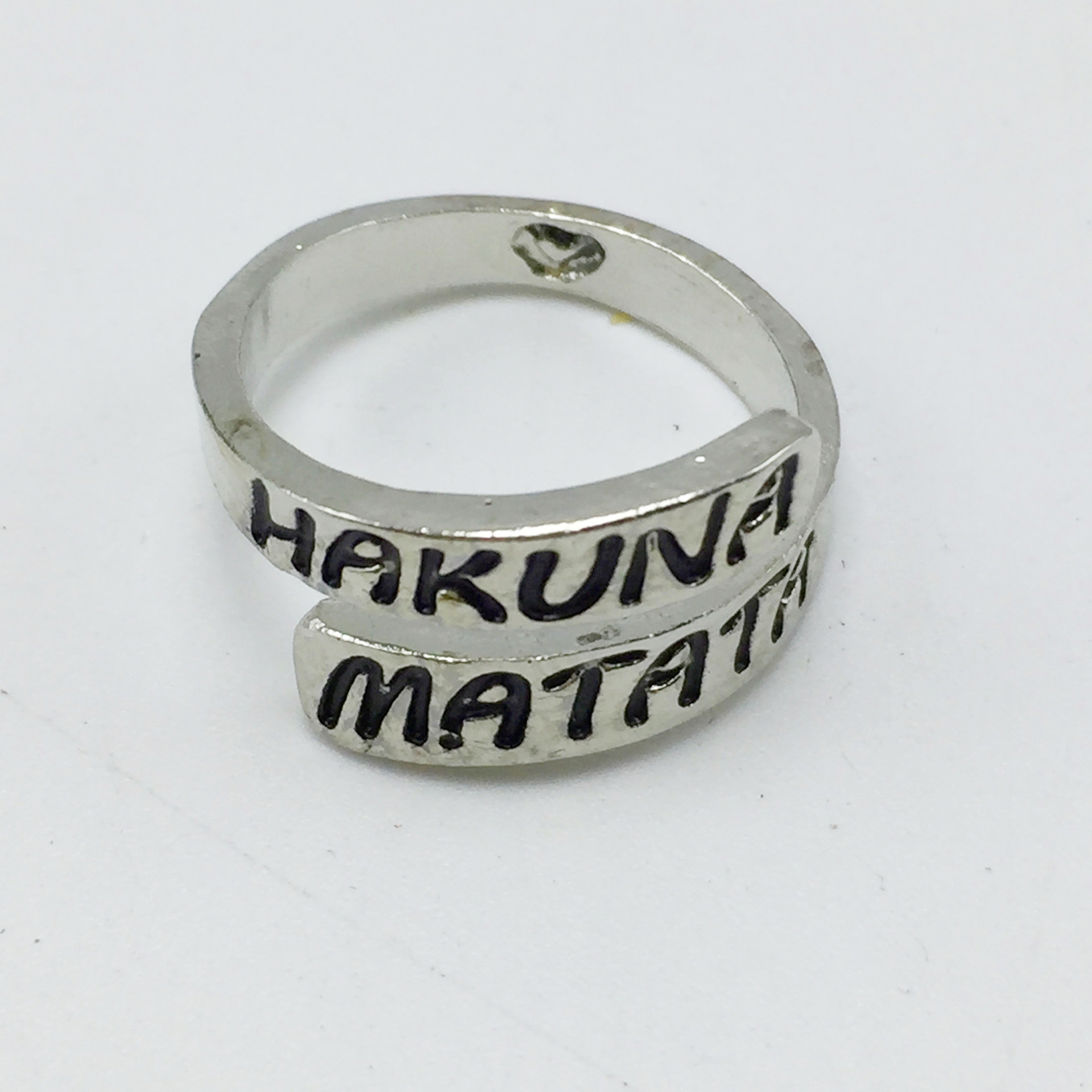 Korean Style Jewelry English Adjustable Ring