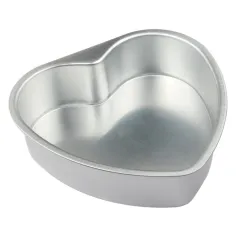 Aluminum Alloy Heart Shaped Live Bottom Cake Mould - 10Inches - View 1