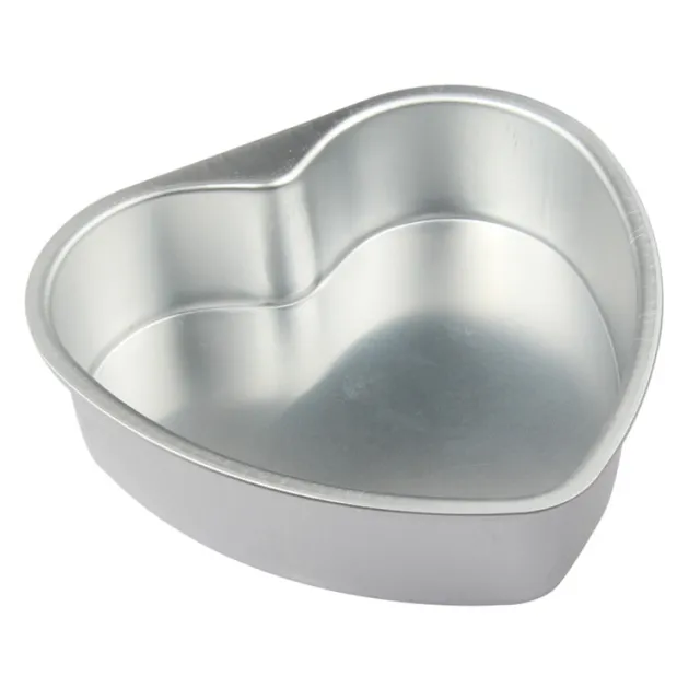 Aluminum Alloy Heart Shaped Live Bottom Cake Mould 10Inches - Shop at LoveMi