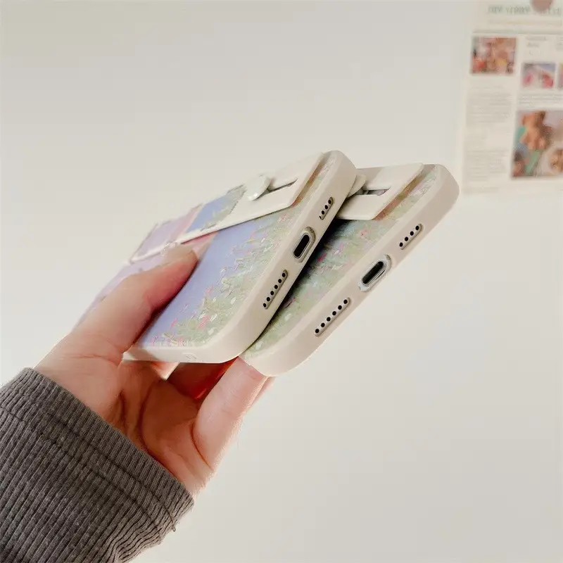Landscape Oil Painting Wristband Bracket 14promax Phone Case