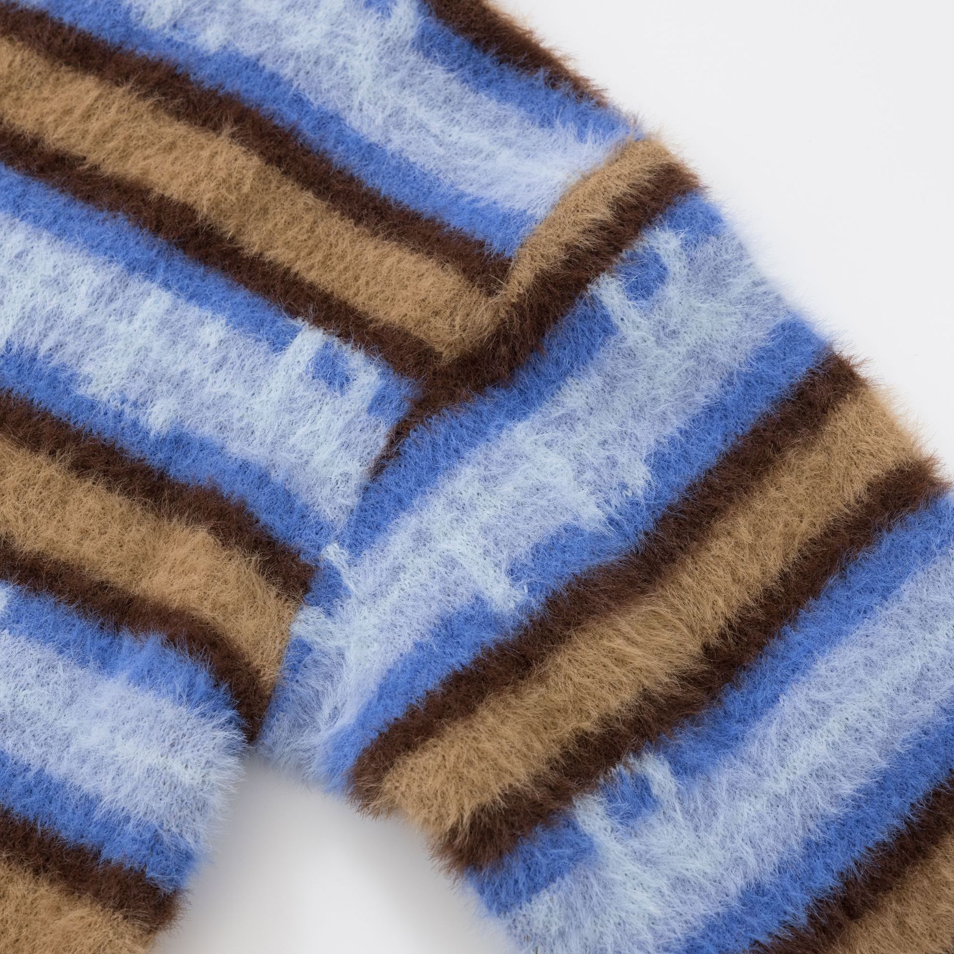 Title 3, Maychao Mink Stripes Hooded Sweater