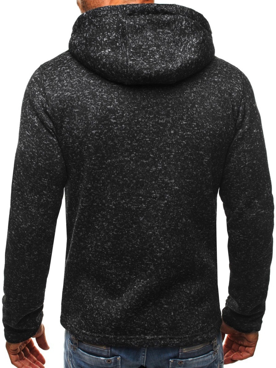 Men's Sports And Leisure Jacquard Sweater Fleece Cardigan