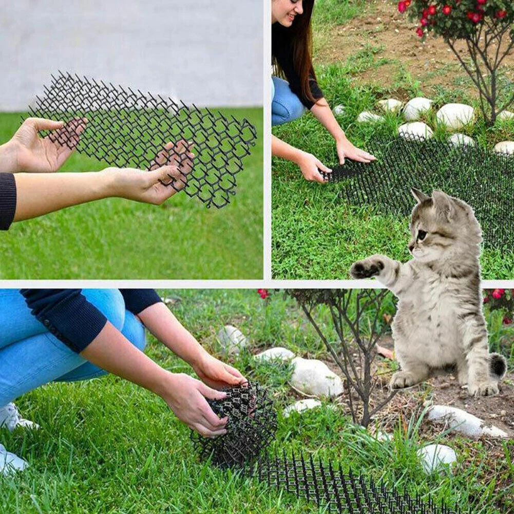 6x Cat Scat Mat Spike Anti-Cat Dog Pest Deterrent Repellent Animal Scarer Uk 7
