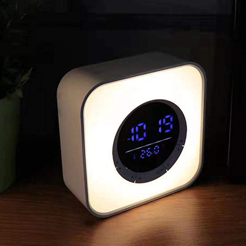 Title 4, Desktop LED Wireless Speaker Alarm Clock