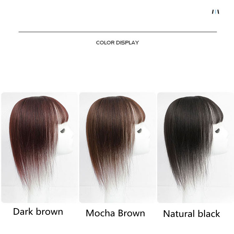 The Top Of The Head Is Light And Refilled With Fluffy Invisible Real Human Hair Natural Black - Shop at LoveMi