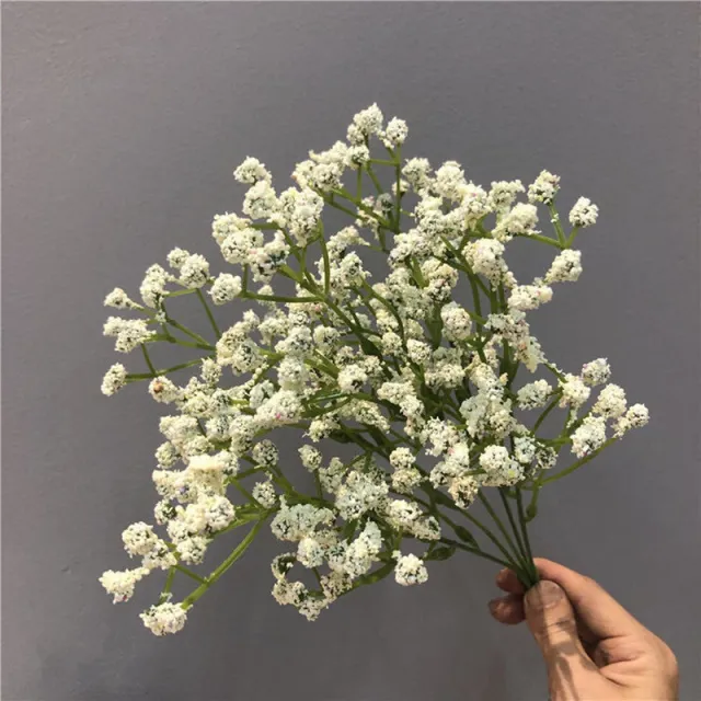 Home Decoration Artificial Flower 5 Prongs Bubble Starry White - Shop at LoveMi