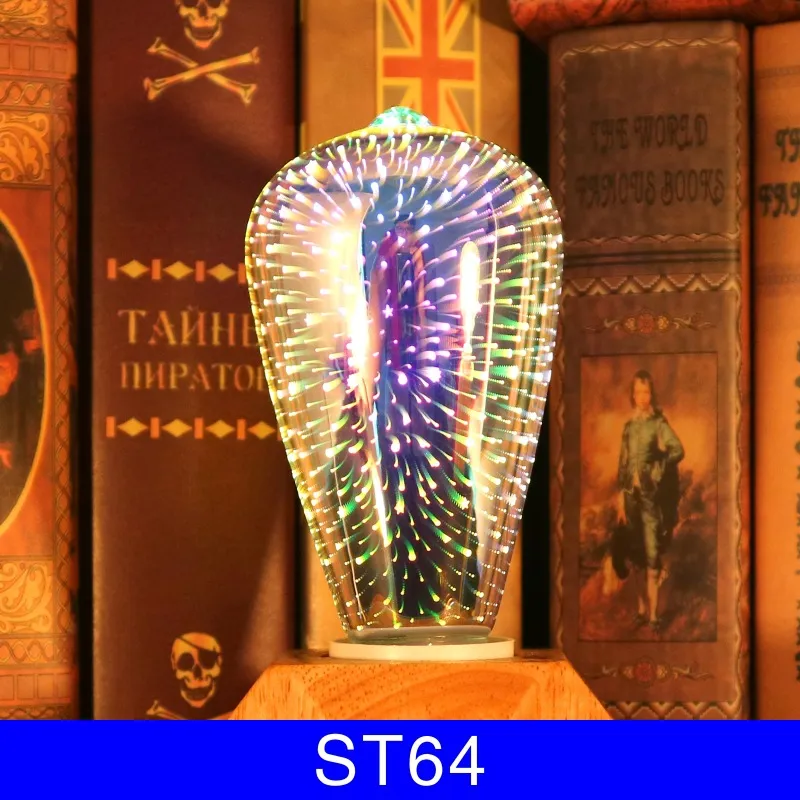 3D Fireworks Decorative Light Bulb Christmas Lights Christmas Home Decorations – image 7