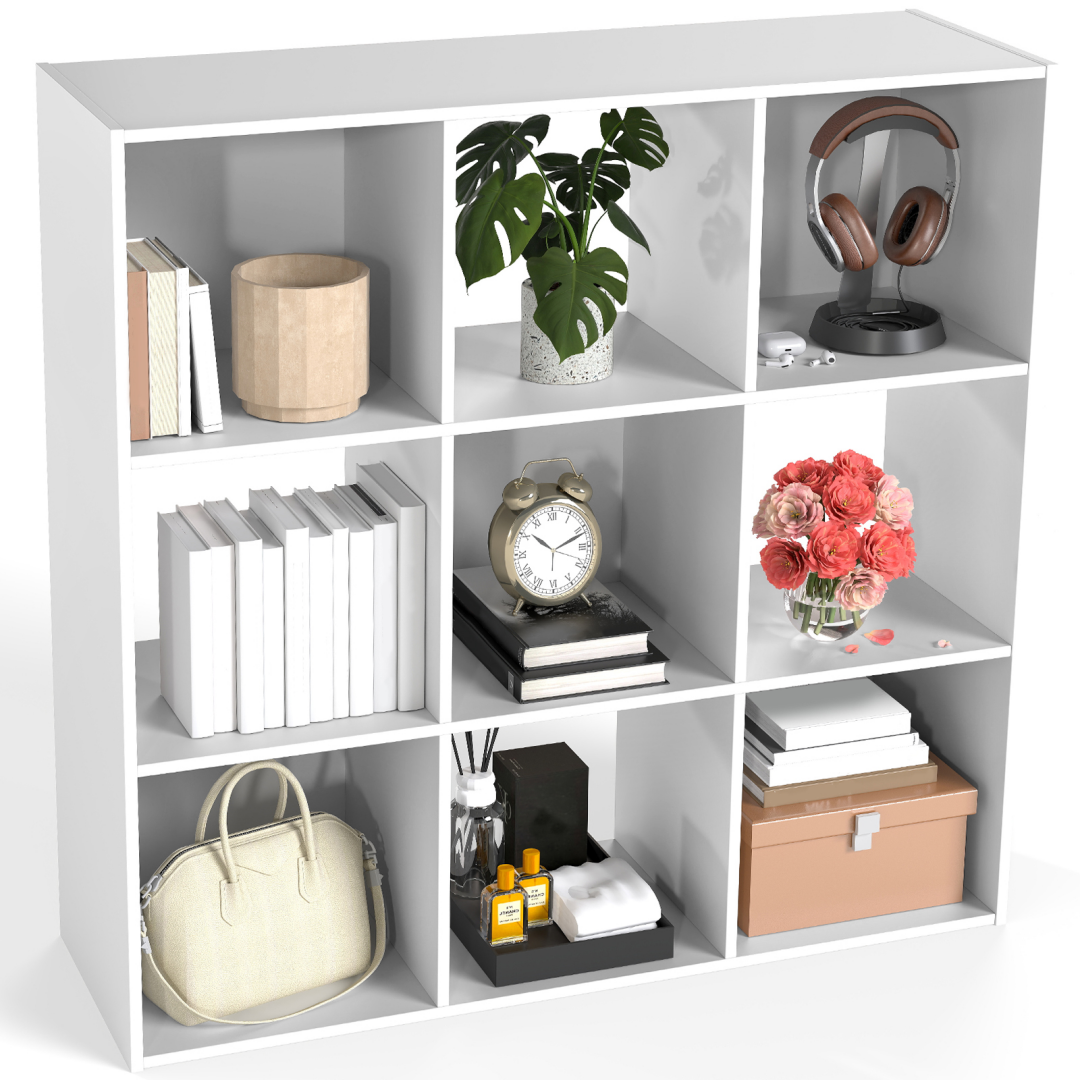 Cube Storage Organizer - Open Cube Bookshelf With Removable Back Panels, Display Storage Bookcase For Living Room, Bedroom, Entrance Hall image 27