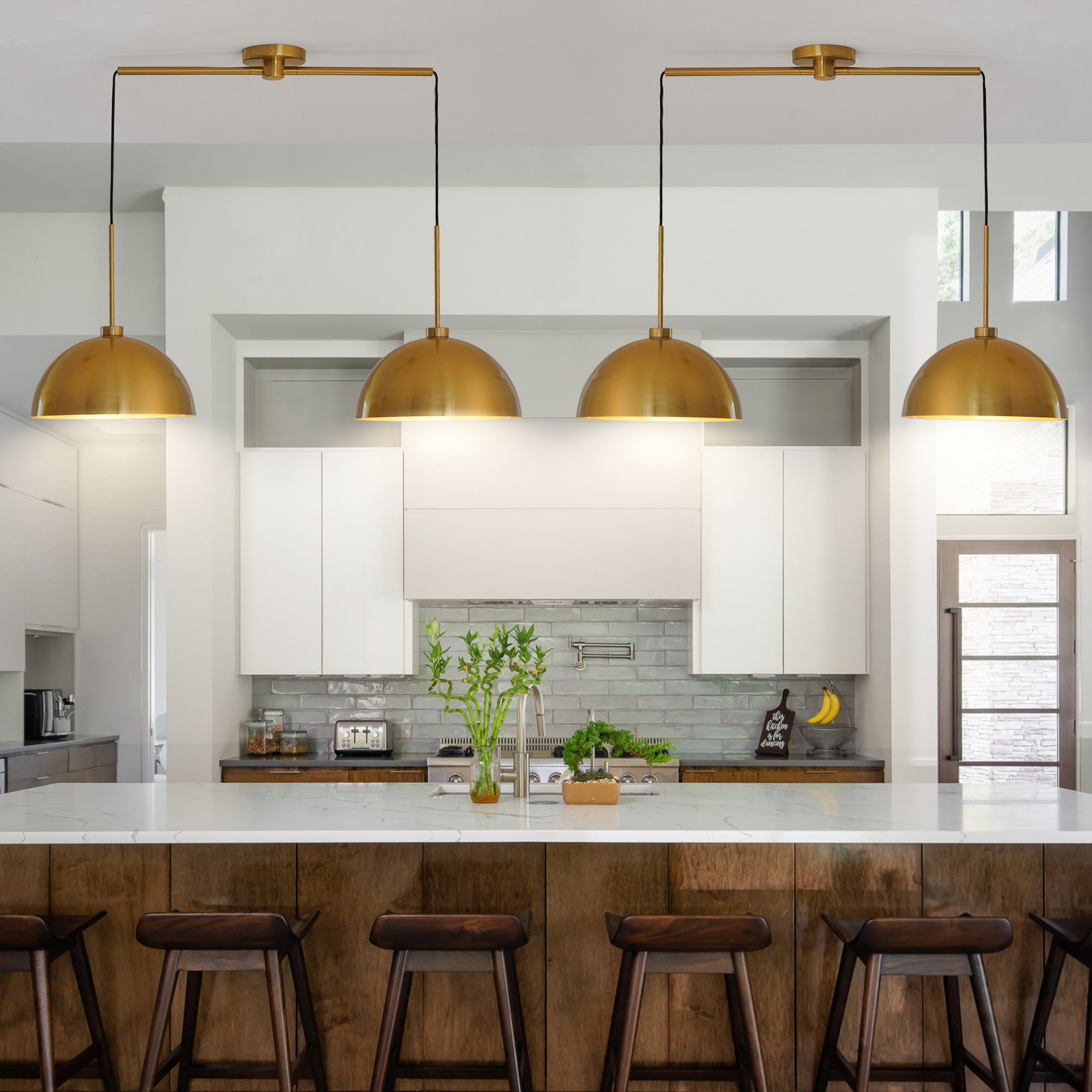 41inch Industrial Modern Copper Color Double Pendant Light Adjustable Ceiling Hanging Lamp With Bright Finish For Dining Room, Kitchen, Or Living Room Stylish And Durable Lighting Fixture No 