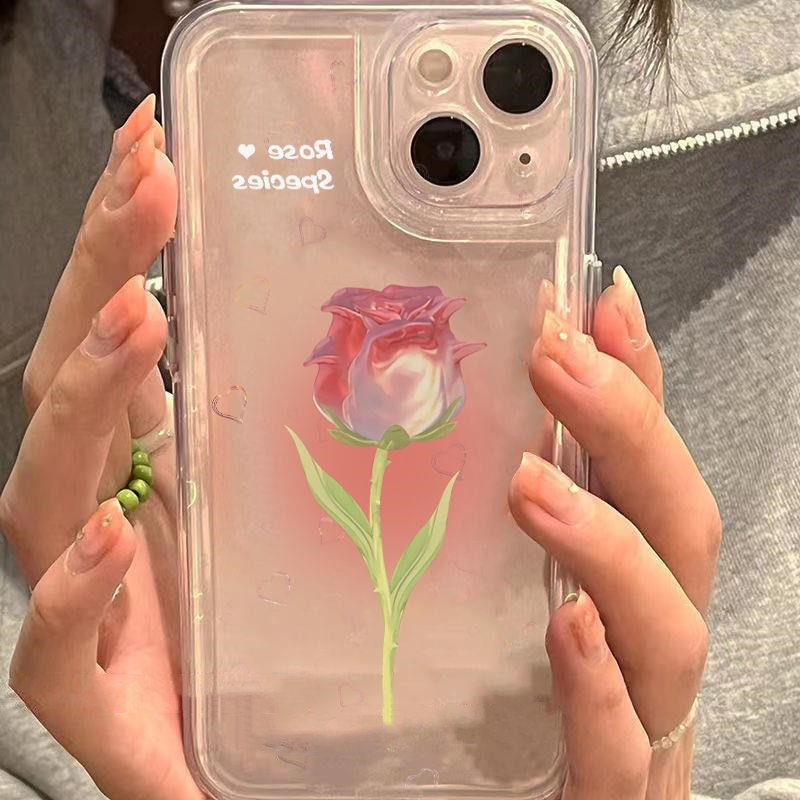 Rose Mobile Phone Case 13promax Female - Image 3