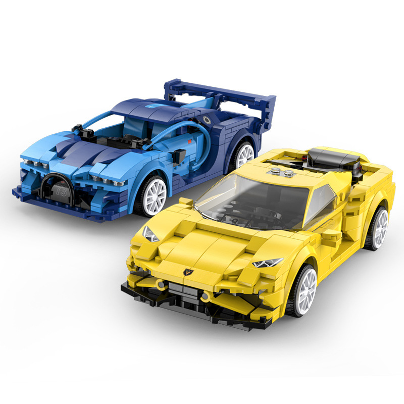 Cross Border Building Blocks Compatible With  Sports Car Mxing