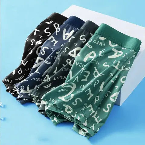 Medium Waist Breathable Thin Boxer Shorts